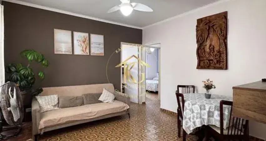 Apartamento semimobiliado de 2 quartos em guilhermina, praia grande - sp