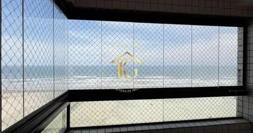 Apartamento aviação praia grande 2 dormitórios 1 suíte pé na areia vista mar