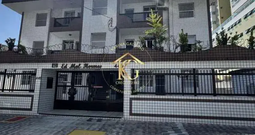 Apartamento semimobiliado de 2 quartos no canto do forte, praia grande