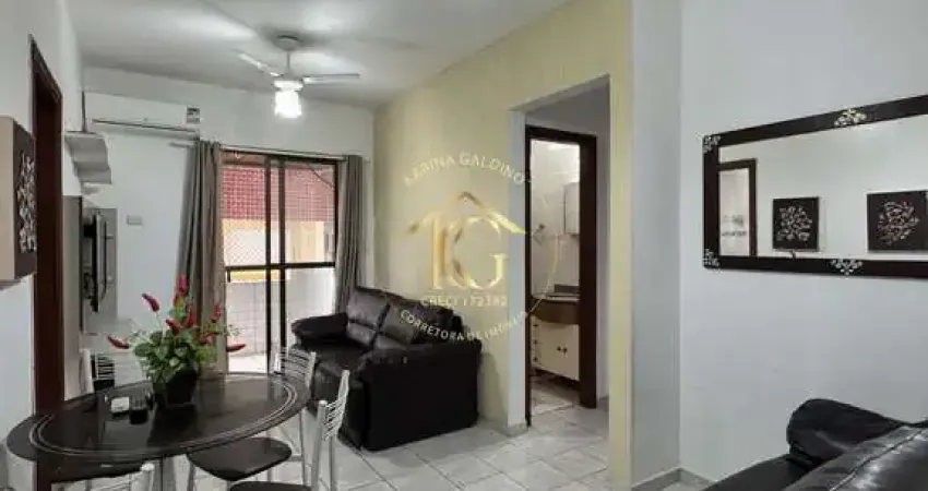 Apartamento guilhermina praia grande 1 dormitório prédio com lazer elevador