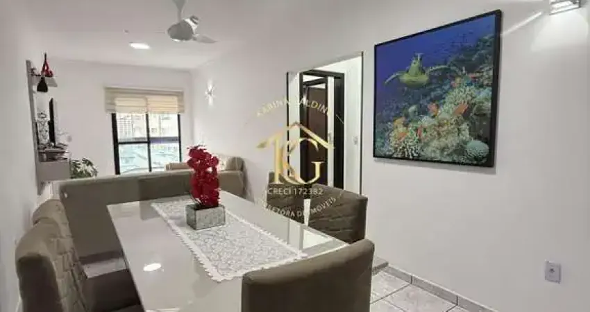 Apartamento semimobiliado de 2 quartos no bairro canto do forte, praia grande.