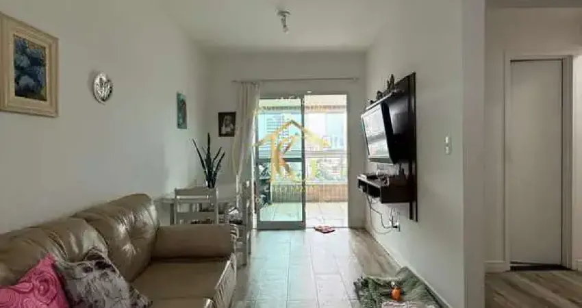 Apartamento semimobiliado de 2 quartos no bairro canto do forte, praia grande.