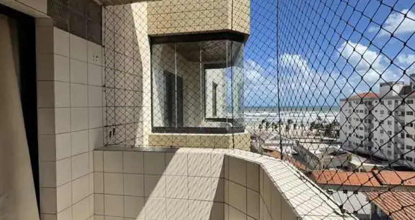 Apartamento aviação praia grande 2 dormitórios 1 suíte vista mar lazer completo
