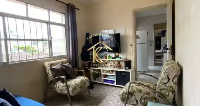 *apartamento semimobiliado de 1 quarto no bairro canto do forte, praia grande