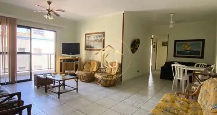 Apartamento mobiliado de 3 quartos à venda em guilhermina-praia grande