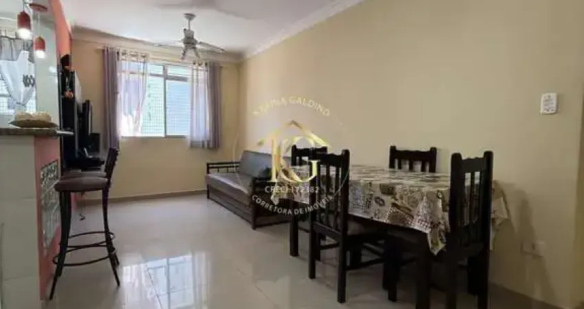 Apartamento semimobiliado no bairro guilhermina, em praia grande,