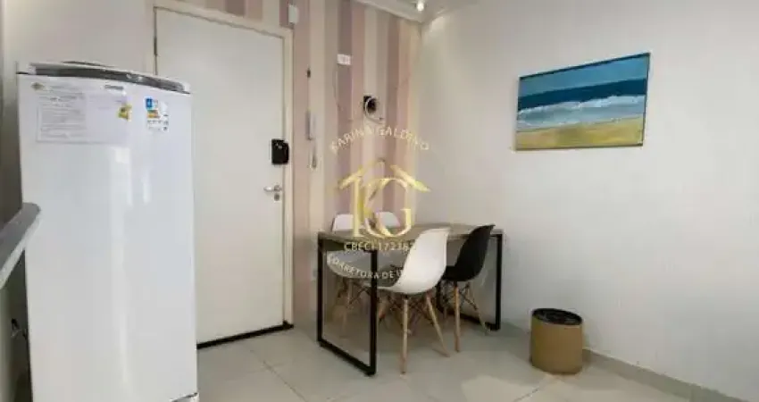 Apartamento semimobiliado com 1 dormitório no bairro aviação - praia grande