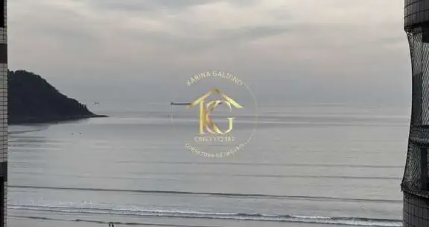 Apartamento semimobiliado 3 dormitórios vista mar sendo 2 suítes- canto do forte