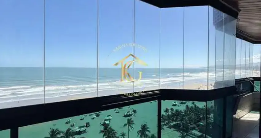 3 dormitórios sendo 1 suíte vista definitiva para o mar no canto do forte