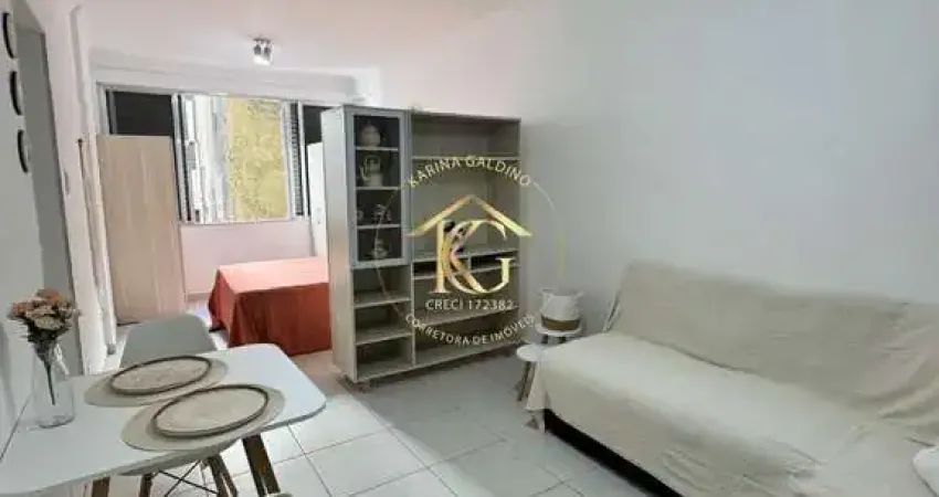 Kitnet guilhermina praia grande ampla reformada pé na areia