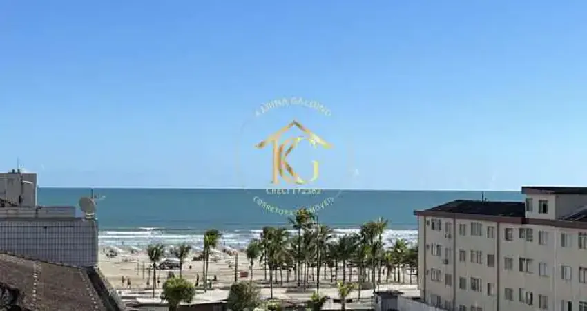 Encantador apartamento de 2 quartos no canto do forte, praia grande