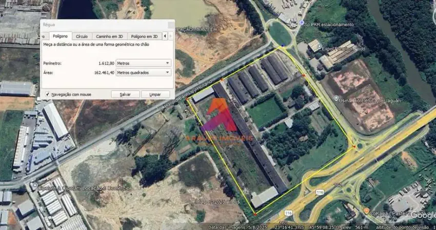 Área a venda em jacarei - seu projeto industrial começa aqui | frente via dutra