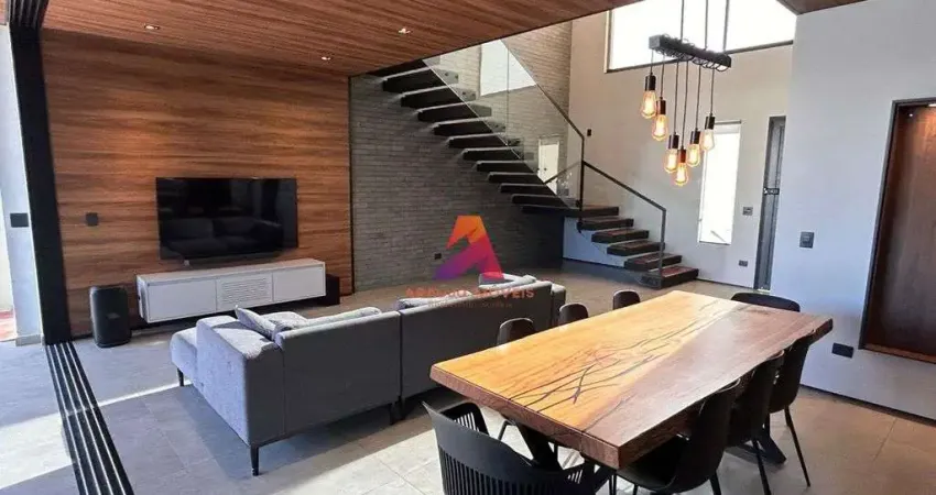 Sobrado exclusivo condomínio reserva rudá – arquitetura sofisticada.