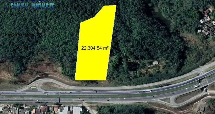 TERRENO 22.304m FRENTE PRA RODOVIA, ITAPECERICA DA SERRA. ÓTIMA TOPOGRAFIA