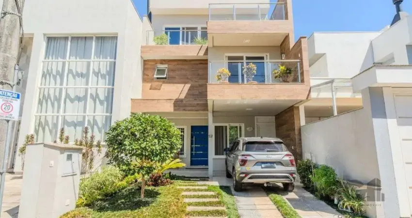 Casa de condomínio com arquitetura exclusiva e ambientes sofisticados