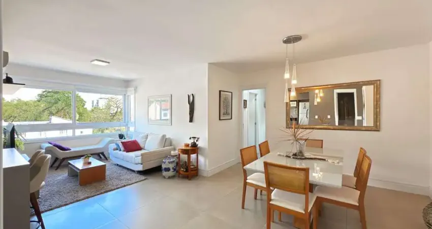 Apartamento 03 suítes bairro cristal, 88,97m² de área privativa, semimobiliada e 02 vagas de garagens cobertas.