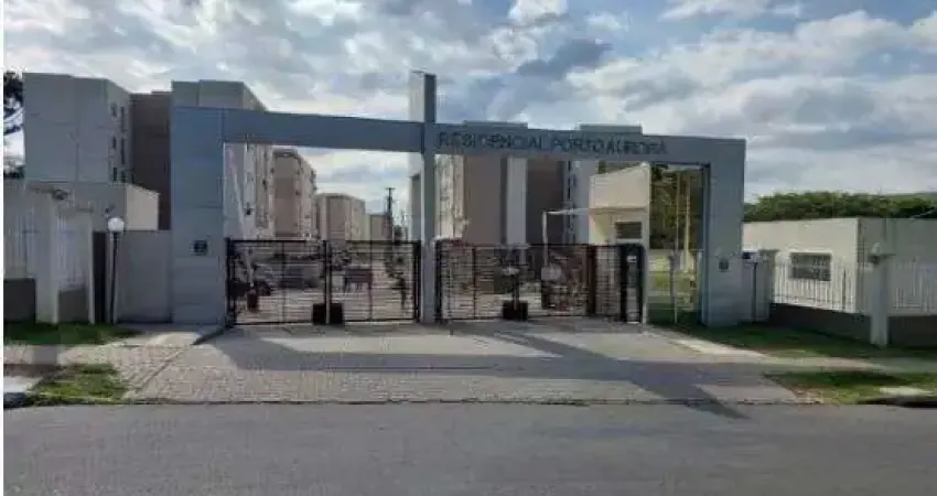 Apartamento de dois dormitórios e uma vaga no residencial porto aurora