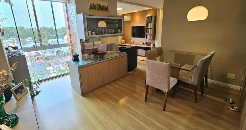 Lindo apartamento 2 dorm com suite e churrasqueira no bairro cristal!