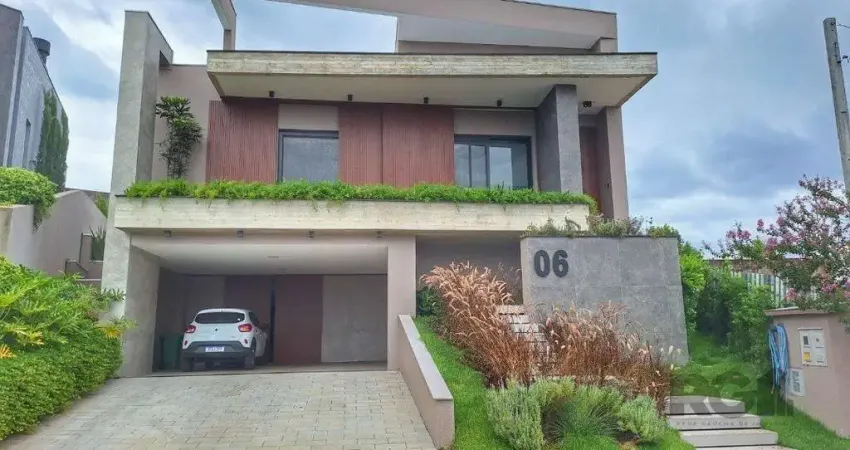 Casa mobiliada com 3 suítes no condomínio alphaville gravataí