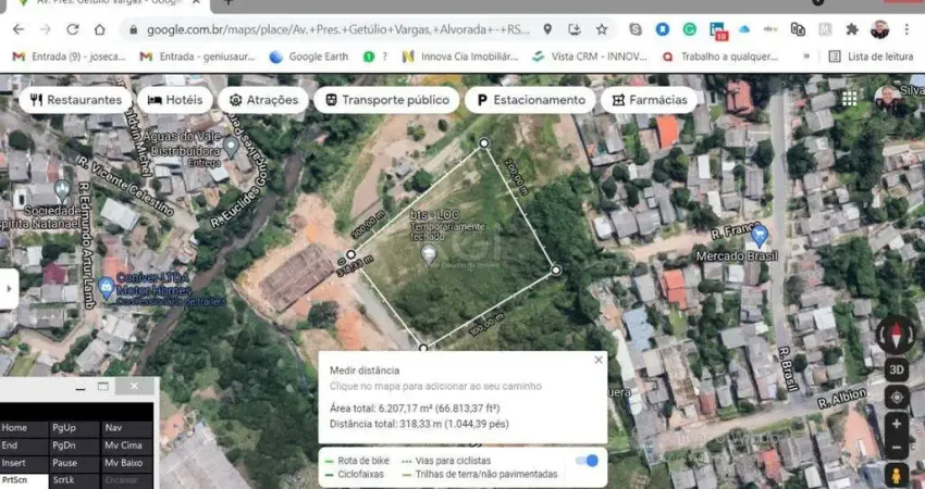Terreno à venda na Rua Ary Dias Dhil, 131, Passo do Feijó, Alvorada