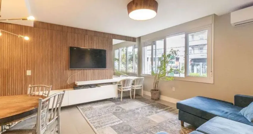 Apartamento térreo 2 dorms à venda rua vinte e quatro de outubro, moinhos de vento - porto alegre