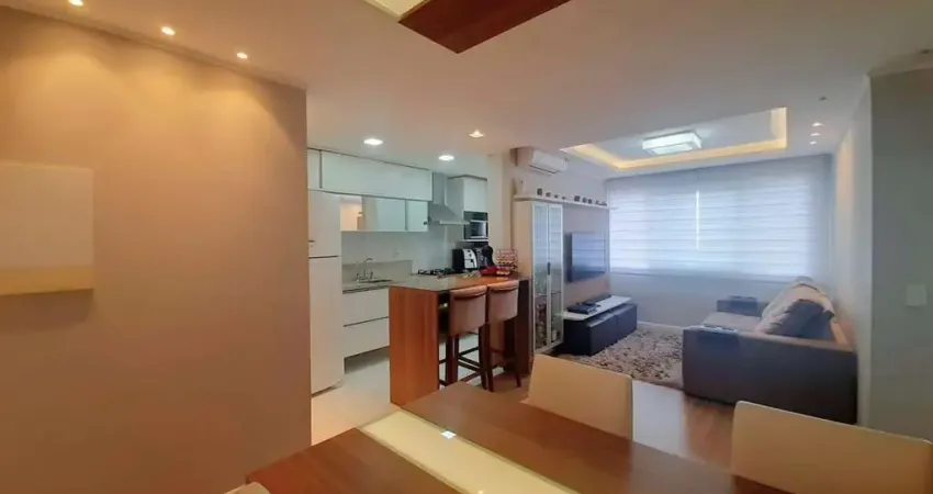 Icon residencial apartamento último andar de 2 dormitórios com suíte semi mobiliado