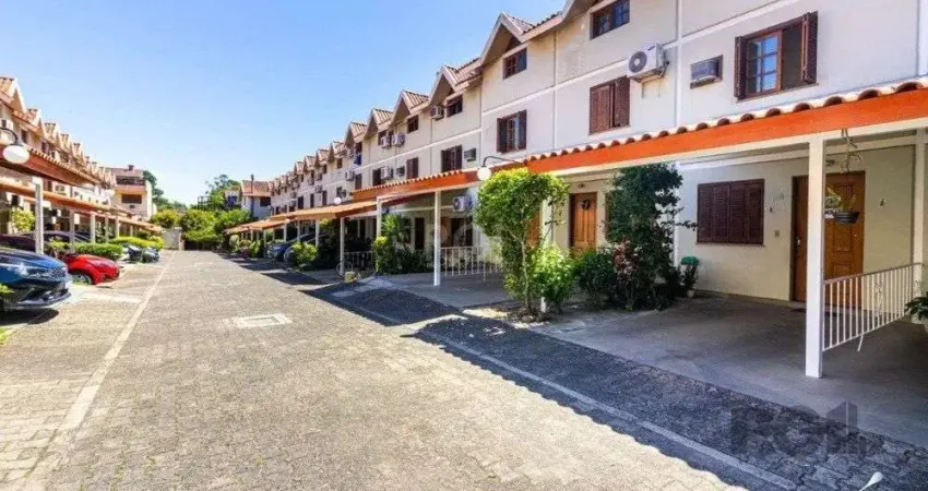 Casa em condomínio fechado com 94m2, 3 dormitórios no bairro camaquã.