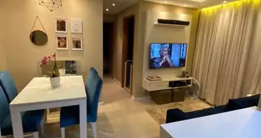 Apartamento 2 dormitórios em condomínio fechado com piscina e infra completa