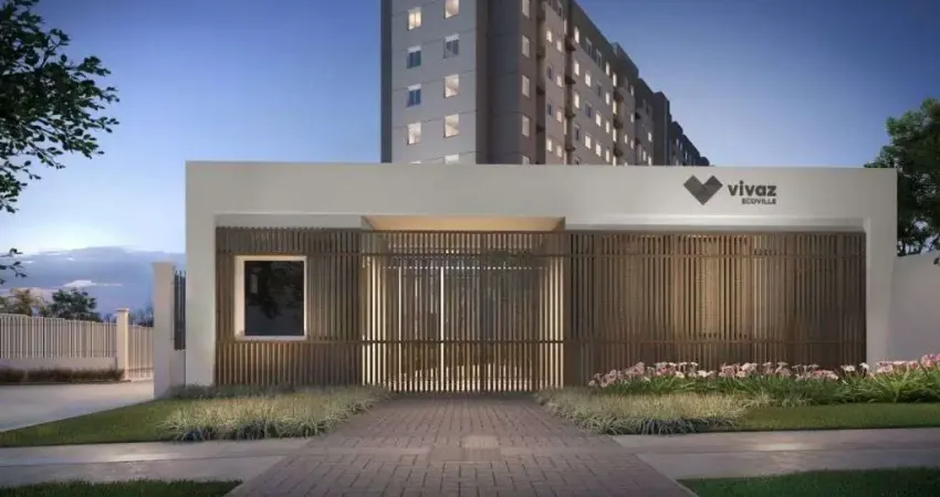 Porto nobre vende excelente apartamento vivaz ecoville com 1 dormitório,