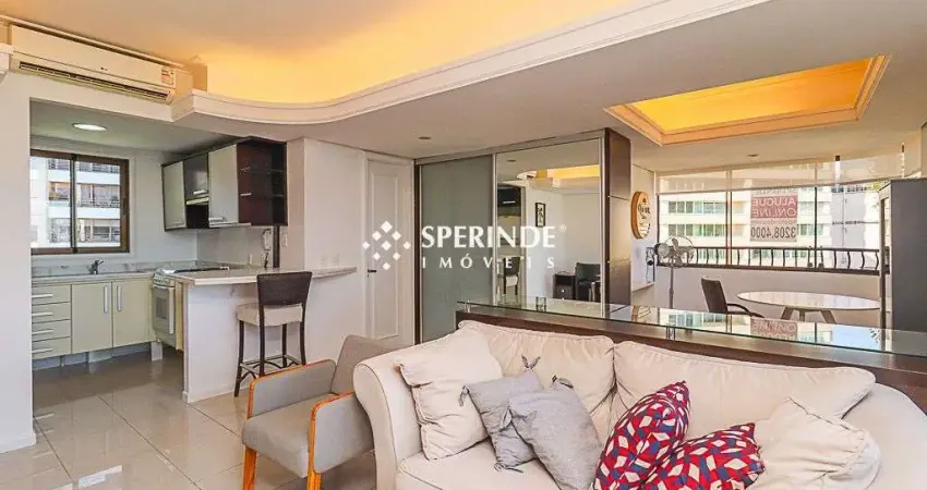 Apartamento de 1 dormitórios, 54,87 area privativa , e 1 vaga de garagem escriturada, no bairro Bela Vista em Porto Alegre