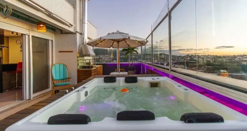 Cobertura de 01 dormitório com 02 vagas de garagens escrituradas