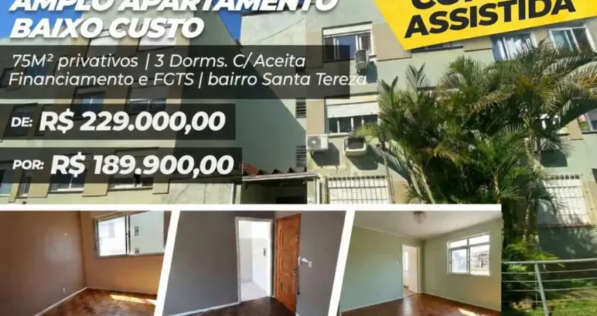 Apartamento com 3 quartos à venda na Rua Banco da Província, 221, Santa Tereza, Porto Alegre