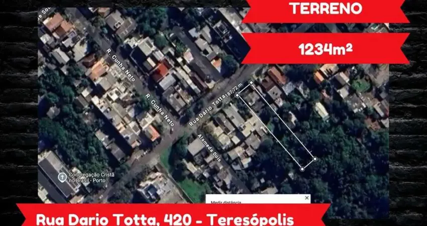 Terreno à venda na Rua Dário Totta, 420, Nonoai, Porto Alegre