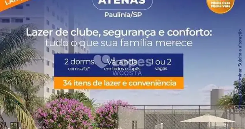 Apartamento com 2 quartos à venda no Alto de Pinheiros, Paulínia