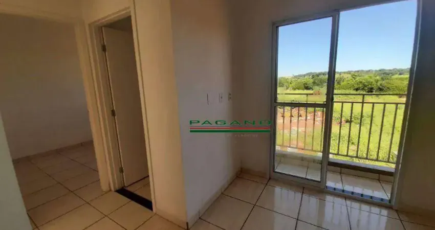 Apartamento para alugar, 48 m² por R$ 1.703,81/mês - Bonfim Paulista - Ribeirão Preto/SP