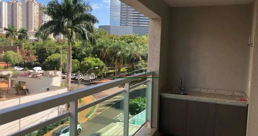 Apartamento com 2 dormitórios para alugar, 65 m² por R$ 4.125,00/mês - Jardim Botânico - Ribeirão Preto/SP