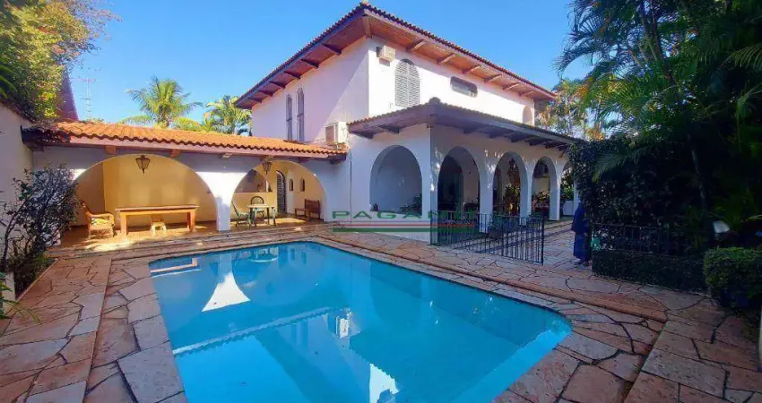 Casa com 4 dormitórios para alugar, 545 m² por r$ 10.122,00/mês - alto da boa vista - ribeirão preto/sp