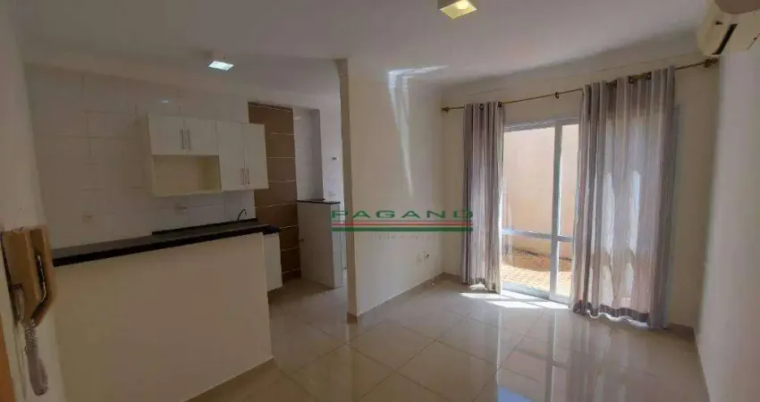Apartamento com 1 dormitório para alugar, 36 m² por R$ 1.921,42/mês - Residencial Flórida - Ribeirão Preto/SP
