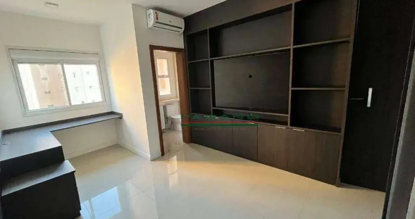 Apartamento com 1 dormitório, 62 m² - venda por R$ 550.000,00 ou aluguel por R$ 3.141,85/mês - Jardim Canadá - Ribeirão Preto/SP