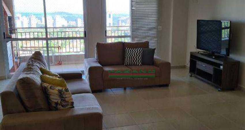 Apartamento com 3 dormitórios para alugar, 128 m² por R$ 6.200,00/mês - Jardim Canadá - Ribeirão Preto/SP