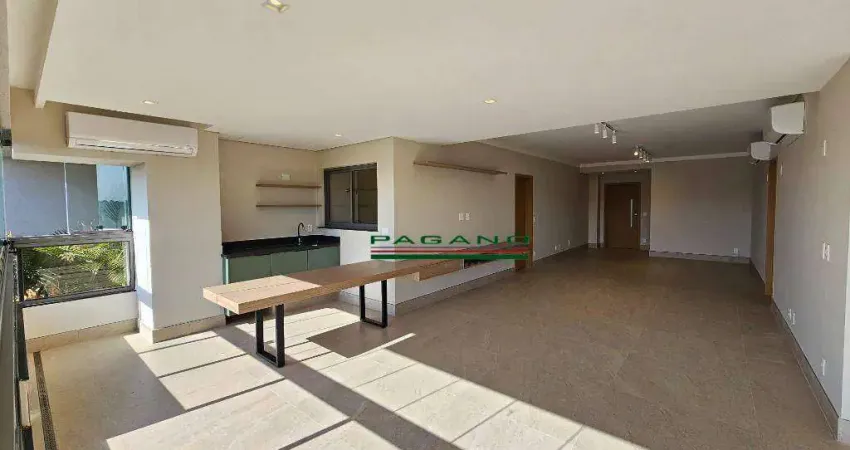 Apartamento para alugar, 184 m² por r$ 10.000,00/mês - vila do golf - ribeirão preto/sp