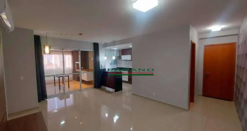 Apartamento com 2 dormitórios para alugar, 86 m² por r$ 4.806,00/mês - bosque das juritis - ribeirão preto/sp