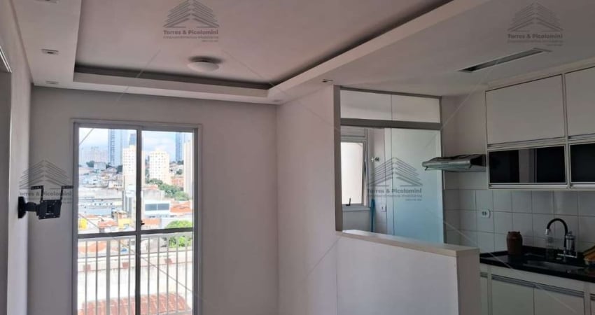 Apartamento de 36 m² a venda no Cambuci, com 1 dormitório, 1 banheiro, cozinha planejada, sala ampla, varanda, lavanderia, lazer completo