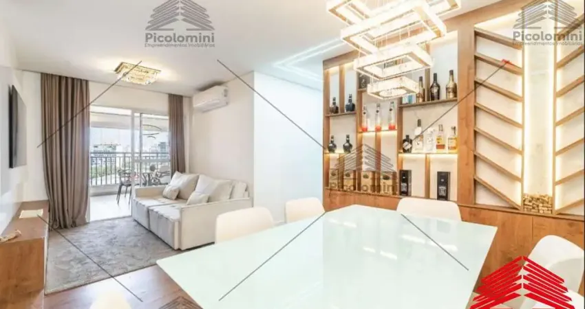 Apartamento Tatuapé com 3 quartos, 3 suítes, Varanda Gourmet, mobiliado, e 2 vagas. Piscina, academia, espaço gourmet, pet e mais