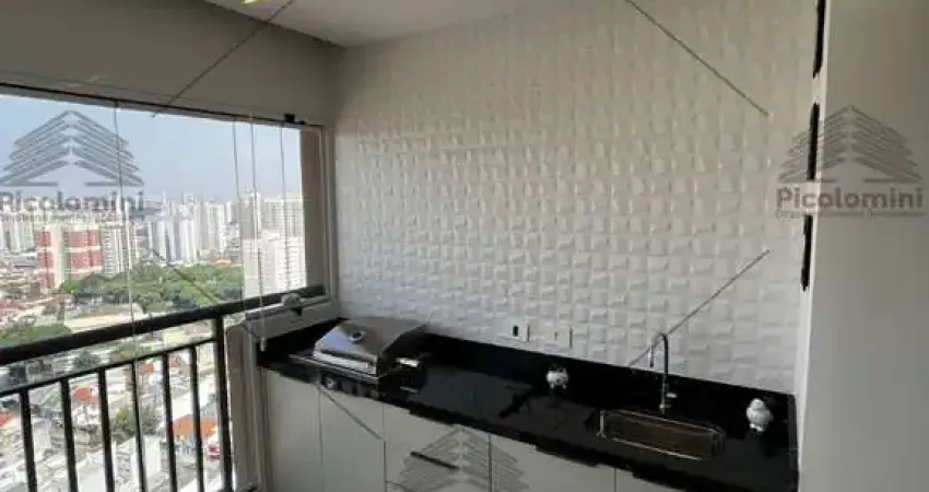 Apartamento 75 m2, varanda gourmet, a venda na Mooca, Av. Paes de barros, 2 dormitórios, 1 vaga. Andar alto, vista livre.