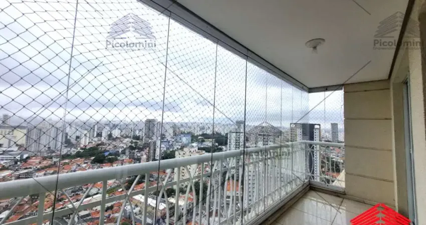 Locação na Mooca, 94 metros, 3 dormitórios, sendo 1 suíte, 2 vagas de garagem cobertas, sol da tarde e ampla área de lazer