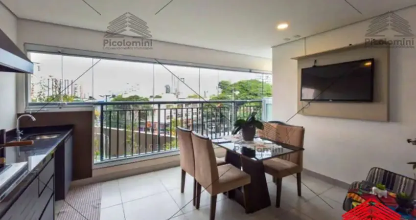 Apartamento no tatuapé com 106m2, condomínio exclusive, varanda gourmet integrada, 3 suítes, 2 vagas de garagem, lazer completo