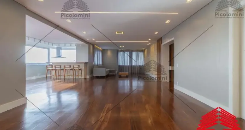 Luxuoso apartamento jd. marajoara de 5 quartos com 4 suítes e 3 salas, 420m², 5 banheiros, 4 vagas.