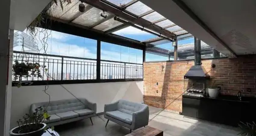 Cobertura à venda morumbi de 3 quartos com suíte, varanda gourmet, e 2 vagas 104 metros, piscina climatizada