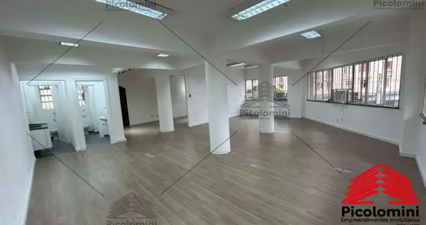 Sala comercial 93m² para locação na republica/centro, reformada com 2 banheiros e ar condicionado